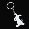Creative Cartoon Cat Dog Metal Keychain Cute Animal Key Ring Charms Pet Lovers Souvenir Bag Pendant Ornaments Accessories