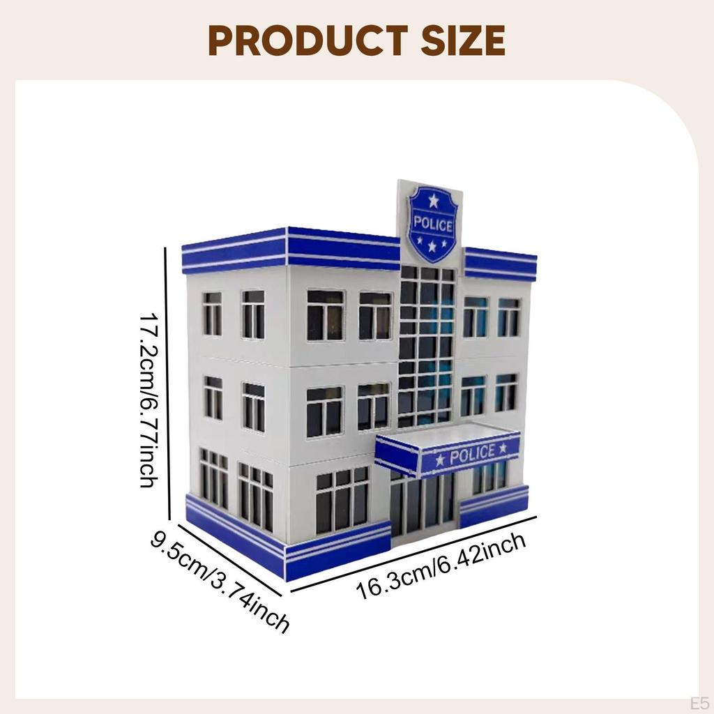 1:64 Parkplätze / 64 Diecast Auto Vitrine Lebensecht Sammlung Multifunktionales Diorama Gebäude