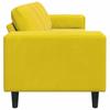 Living Room Sofa Yellow 250 x 77 x 76 cm