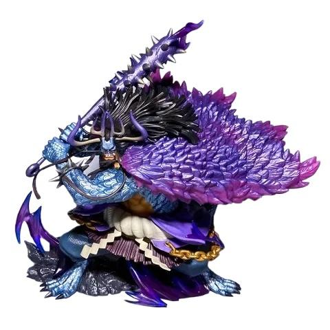 Four Emperors Ornament Orc Peripheral Gift Handmade Kaido Statue Super Large Version Model One Hundred Beasts One Piece GK cool