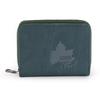 Logo Spark Men's Bifold Wallet with Zip-Around Closure, Slim Design, Embossed Design, Green