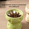 Pet Ceramic Bowl - Nordic High-Legged Ceramic Cat Food Bowl - Snack Tray - Specifically Designed for Kittens and Puppies