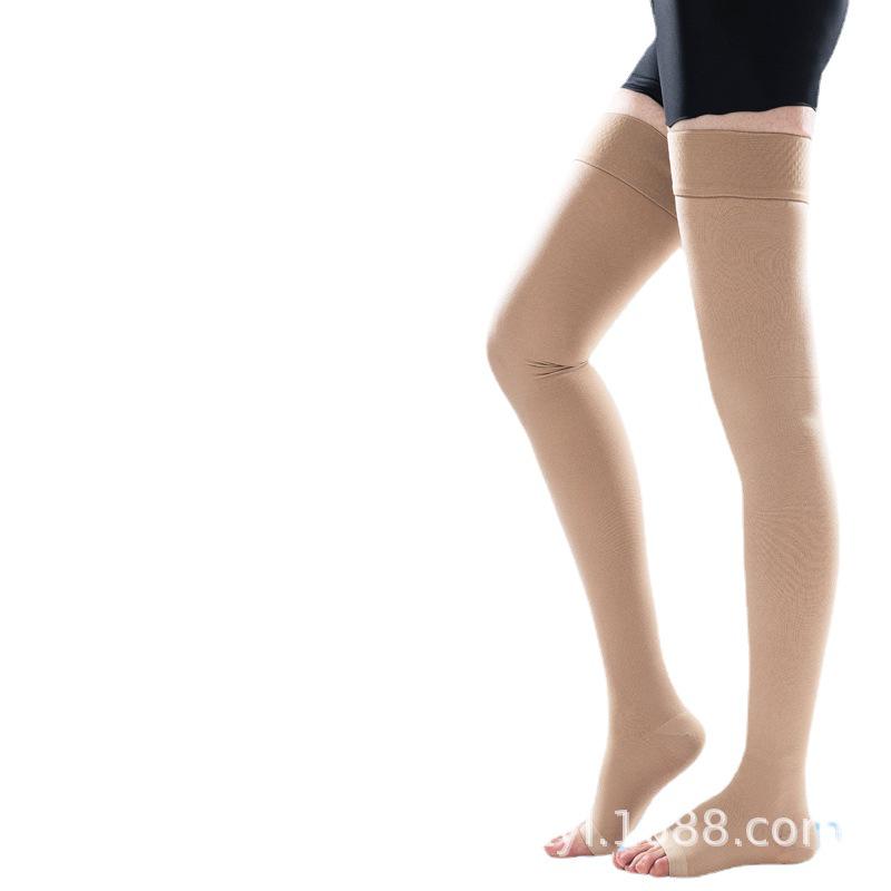 Varicose Vein Relief Compression Socks - Level 3 Open Toe Anti-swelling Long Socks