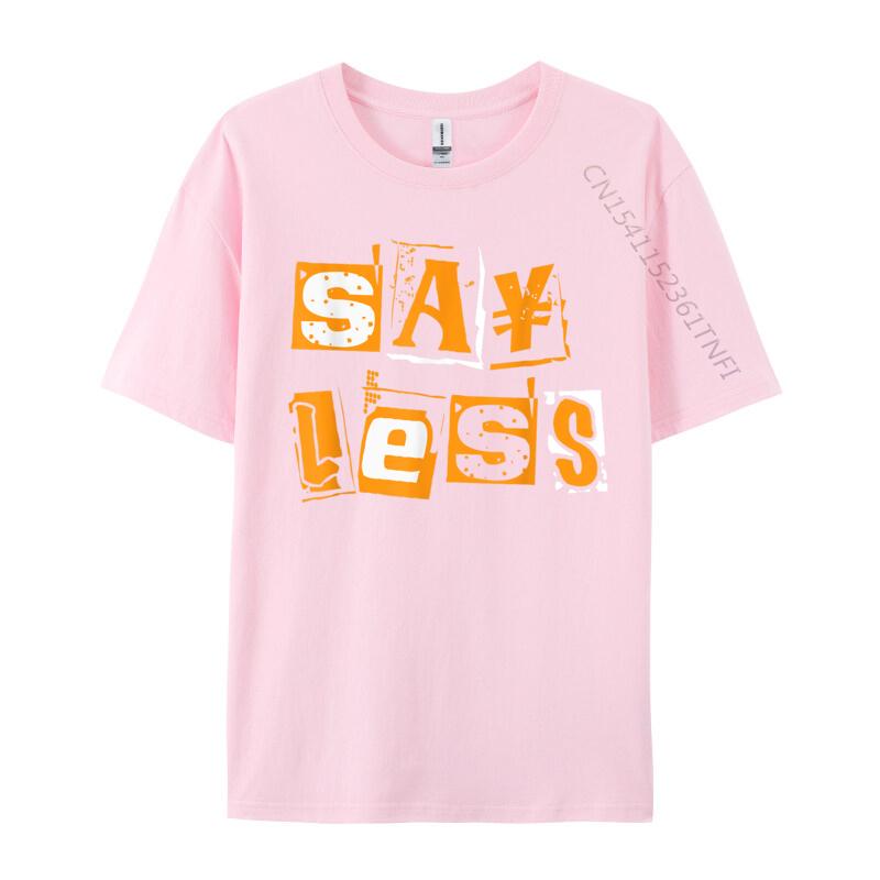 Oranžová Méně Mluvte Oranžová Barva Vtipné Prémiová Bavlna Camisa Top Tričko Harajuku Tričko Pro Muže Dominující
