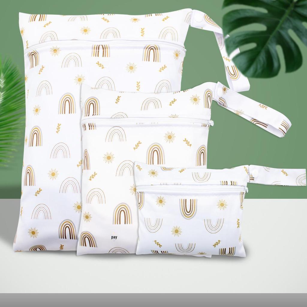 Waterproof Baby Diaper Bag - Portable, Washable, Travel-Friendly Storage Bag