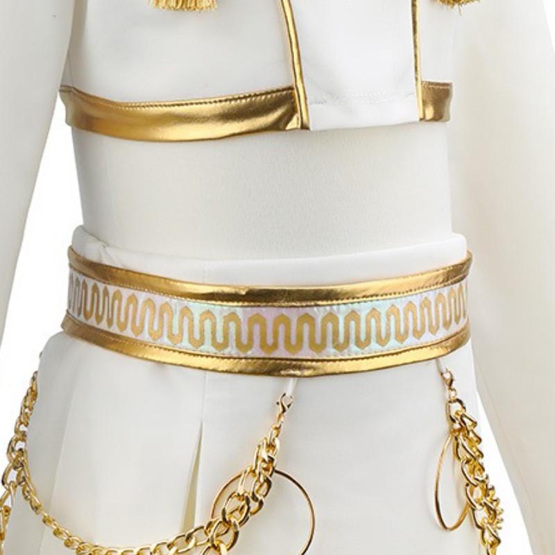 KPop Cacciatori di Demoni Vestiti per Bambini Halloween Cosplay Cantante Pop Zoey Stesso Stile Abiti da Ragazza Festa di Carnevale Abbigliamento per Bambini