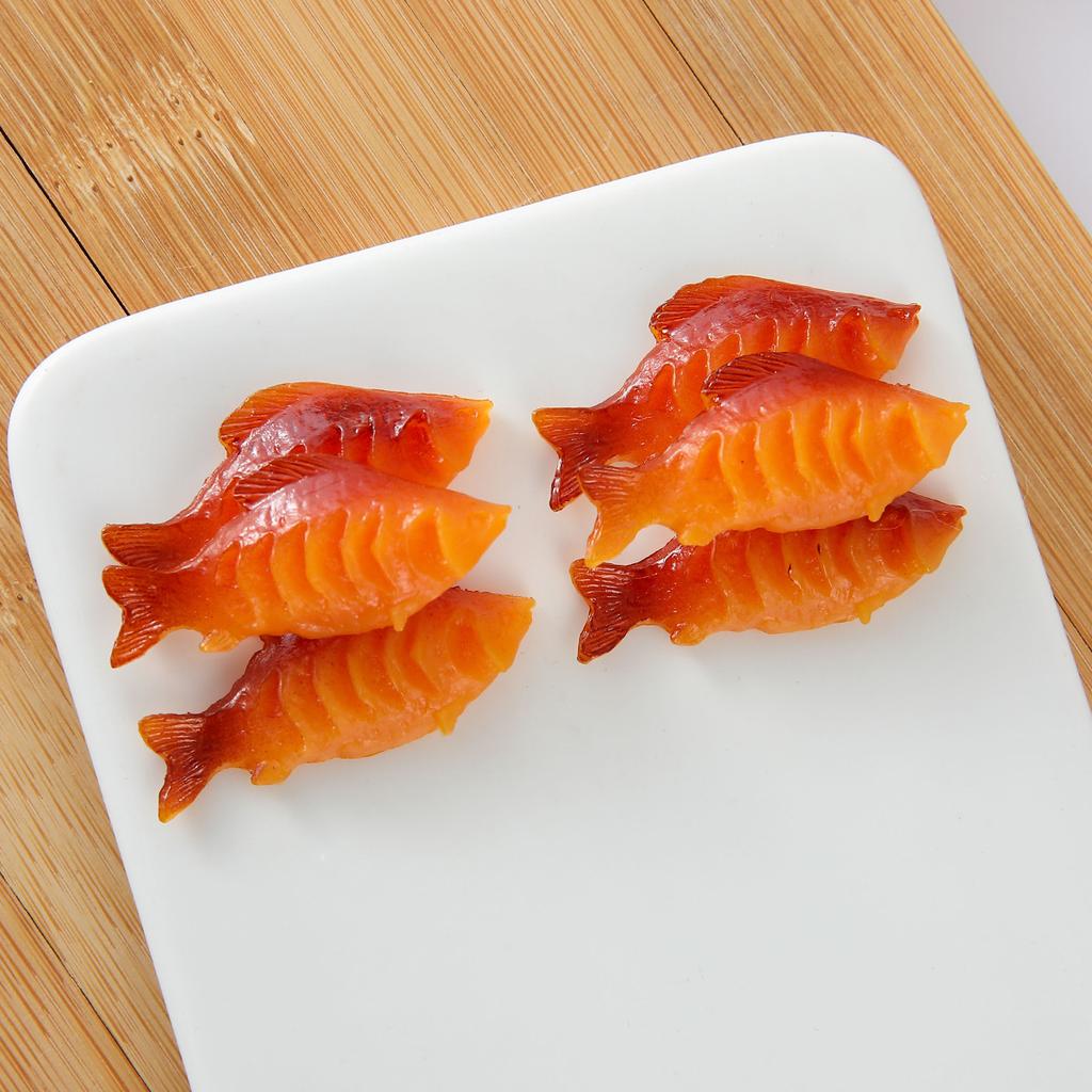 30PCS Simulation Braised Carp Fish Artificial Seafood Model Fake Food Kitchen Photography Props Window Display Ornament Toy
