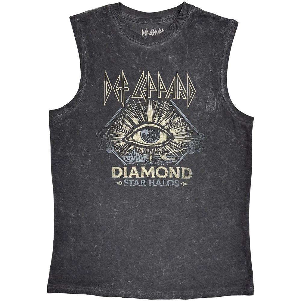 Def Leppard Diamond Star Halos Tank Top Licensed T-Shirt Men s S