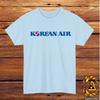 Tričko s logem Korean Airlines Černá/Šedá/Bílá/Námořnická modrá/Červená/Světle modrá S-5XL