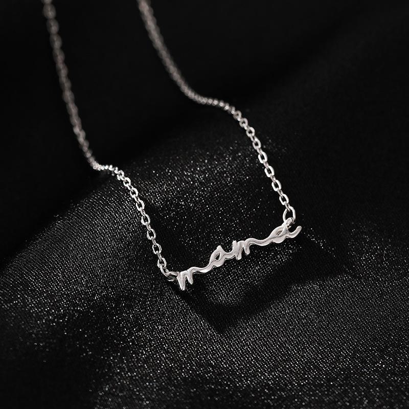 

Ожерелье Banyan Tree Mama из серебра 925 пробы — стильная английская ключичная цепочка для подарка на День матери. NS973, 925 Silver серебряный