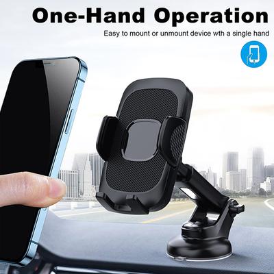 Suporte de telefone para carro, suporte universal extensível com mãos livres, base ultra forte e sucção