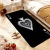 Ace of Spade Bathroom Mat Kids Room Bedroom Decoration Balcony Anti-Slip Doormat Living Room Welcome Rug