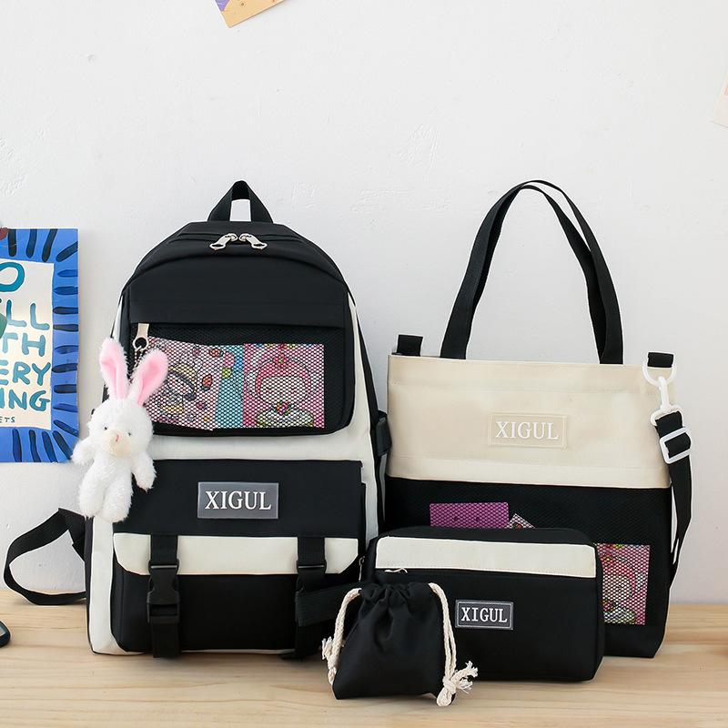 Multi-piece schoolbag female Korean version Japanese lightweight junior school backpack 3rd to 5th and 6th grade primary school students girl backpack