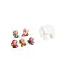 Resin God of Fortune Wealthy Mini Statues And Ceramic Elephant Animal Sculpture Figurine Collection