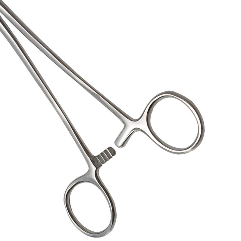 Stainless Steel Hemostatic Forceps Tweezers with Straight/Curved Tips & Needle Holder for Pet and Fishing Hook Removal