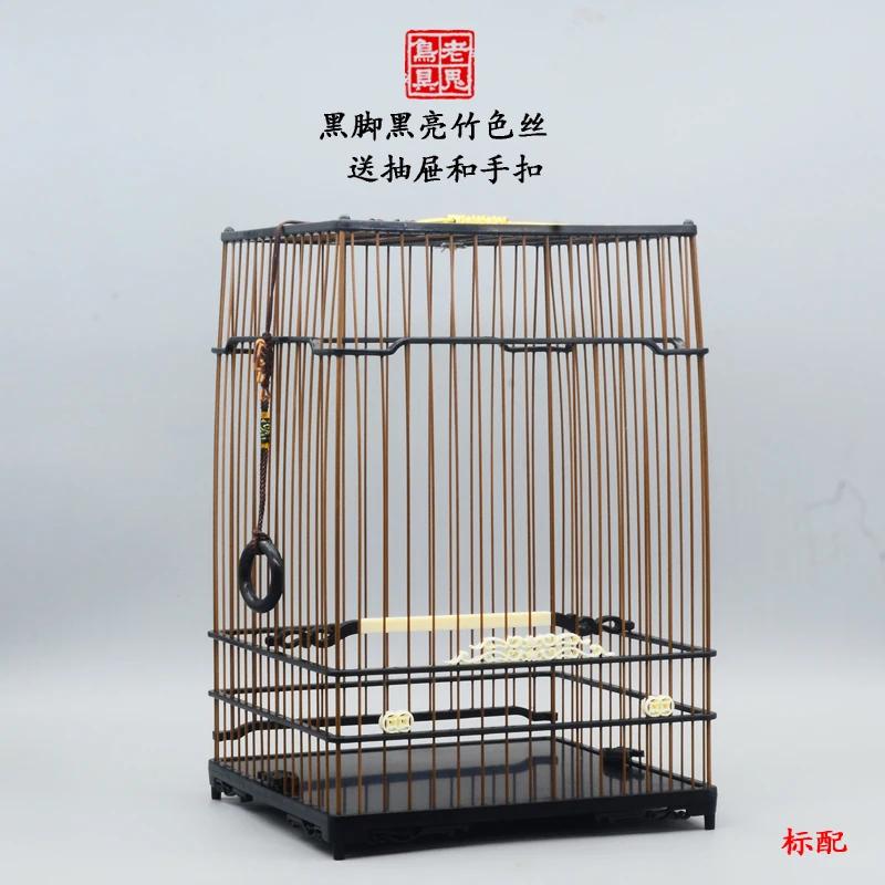 

Черные квадратные клетки для птиц Попугай Уличная декорация Переноска Волнистый попугай Клетки для птиц Канарейка Разведение Jaula Pajaro Товары для птиц