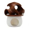 Fish Tank Landscaping Ornament, Betta Shelter House Aquarium Decoration, Hollow PLA Material Safe Fish Habitat Accessory