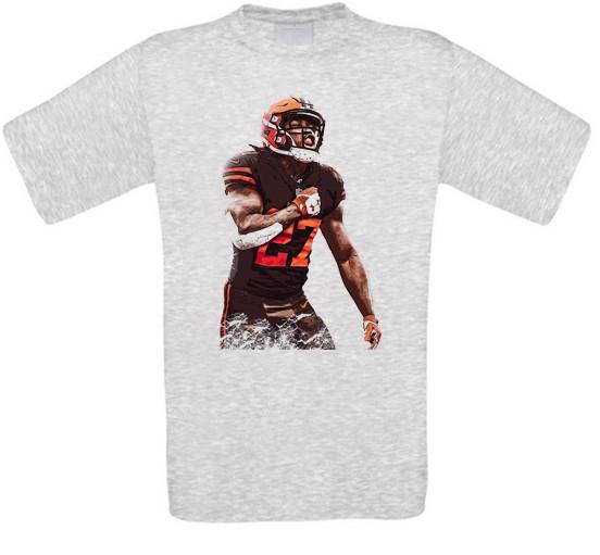Kareem Hunt Cleveland Football Americano T-Shirt S