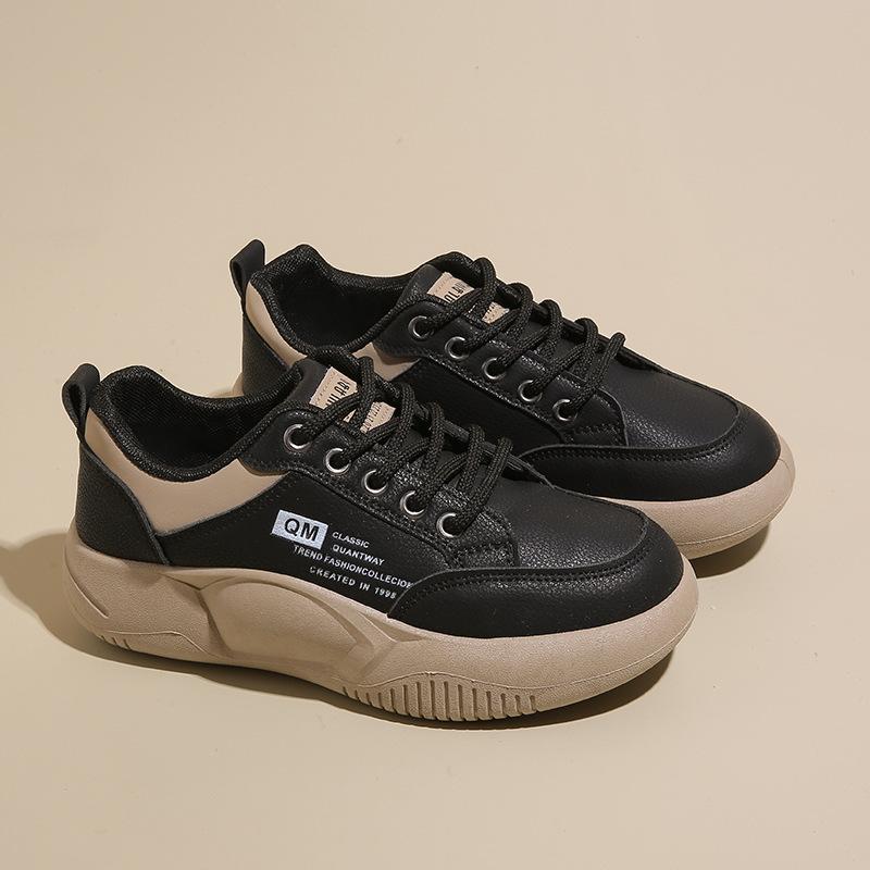 

Маленькие белые туфли женские осенние новые студенческие модные туфли универсальная платформа повседневные туфли XQ 40