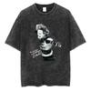 Vintage Washed Ilia Malinin World Champion Graphic T Shirt Mens High Quality Fashion Cotton Short Sleeve Tshirt Yk Streetwear