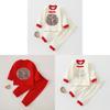 Baby Newborn Cotton Pajama Set With Breathable Fabric For Spring And Autumn Comfort