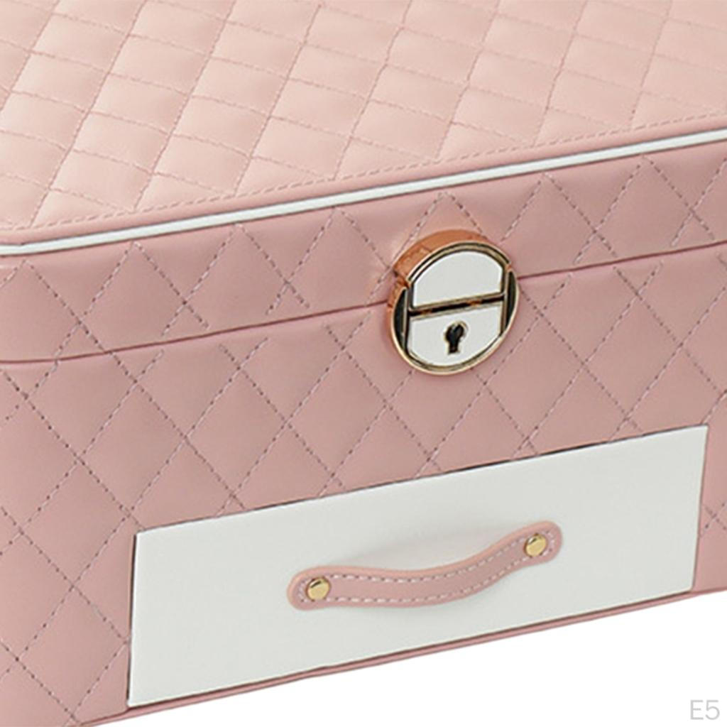 3 Layer Organiz Leather Gifts with Lock And Key for Wedding