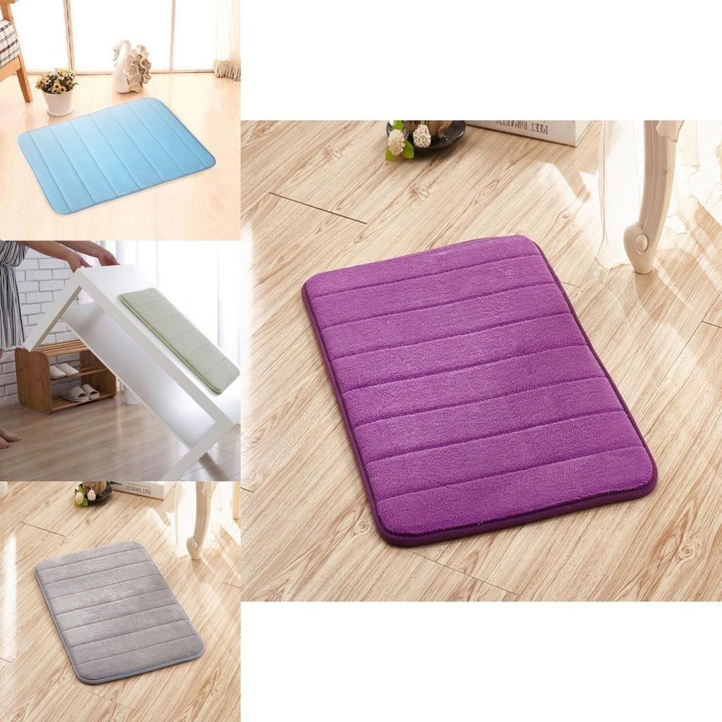 High-quality Anti-bacterial Memory Foam Bath Mat With Shock-absorbing Touch
