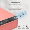 TIGER Smart Fingerprint Drawer Safe with Leather Interior