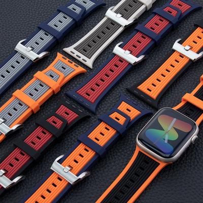 Sportovní gumový řemínek pro Apple Watch Ultra 2 49mm 46mm 42mm 40mm 41mm 44mm 38 45mm náramek iWatch Series 10 9 8 7 6 SE 5 pásek