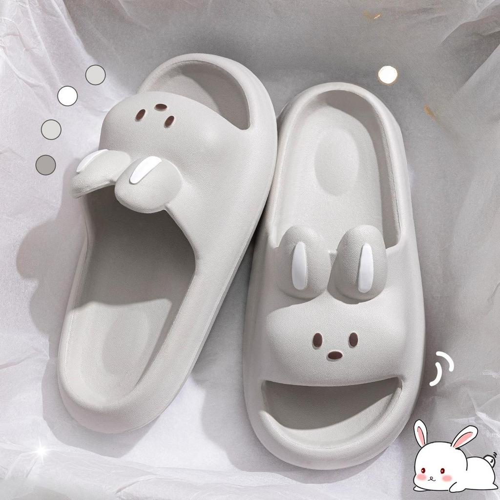 Cartoon Konijn Kinder Pantoffels Verhoogde Dikke Zool Binnen Buiten Pantoffels Comfortabele Zachte Kinder Huis Pantoffels