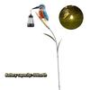 Soft Glow Solar Hanging Lantern Warm Light Bird Shape Decorative Bird Lantern Solar Energy Automatic Lighting
