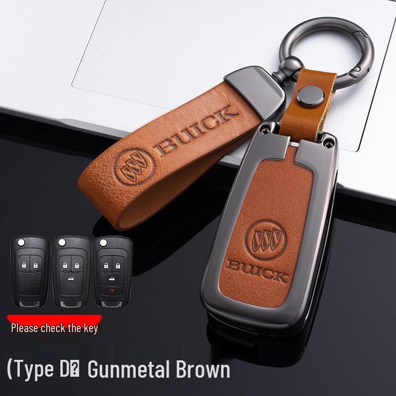 Premium Metal Key Case for Buick: Excelle, Envision, LaCrosse, Verano, GL8 Models