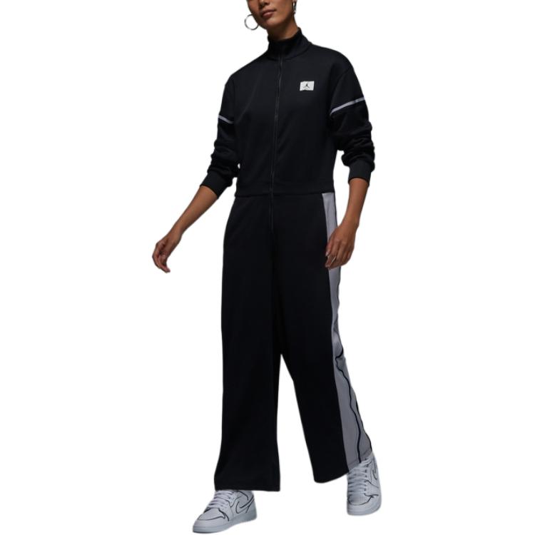 Women's Jordan Casual Suits Women's Stand Collar Moderate Long