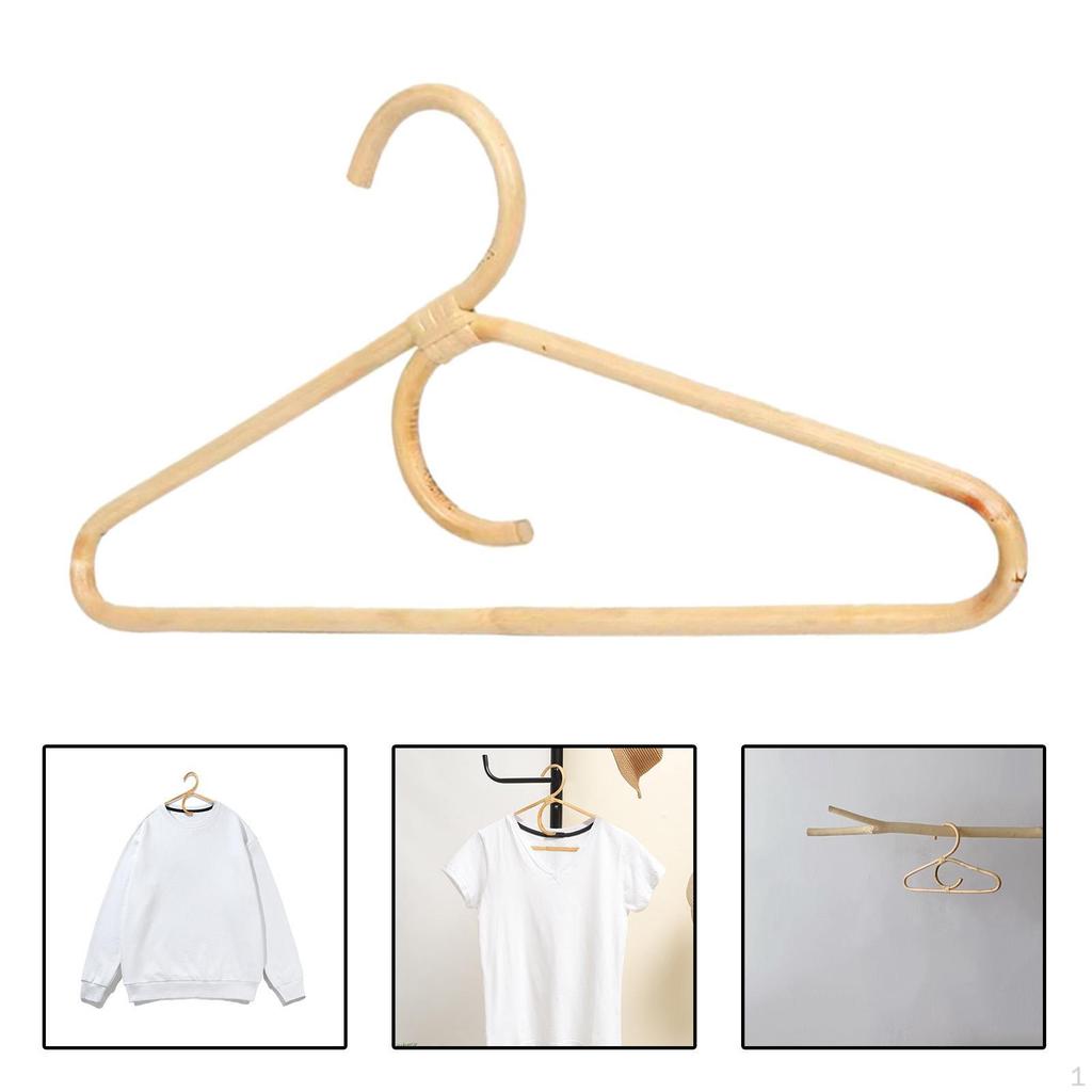 Elegant Rattan Garment Organizer for Kids and Adults