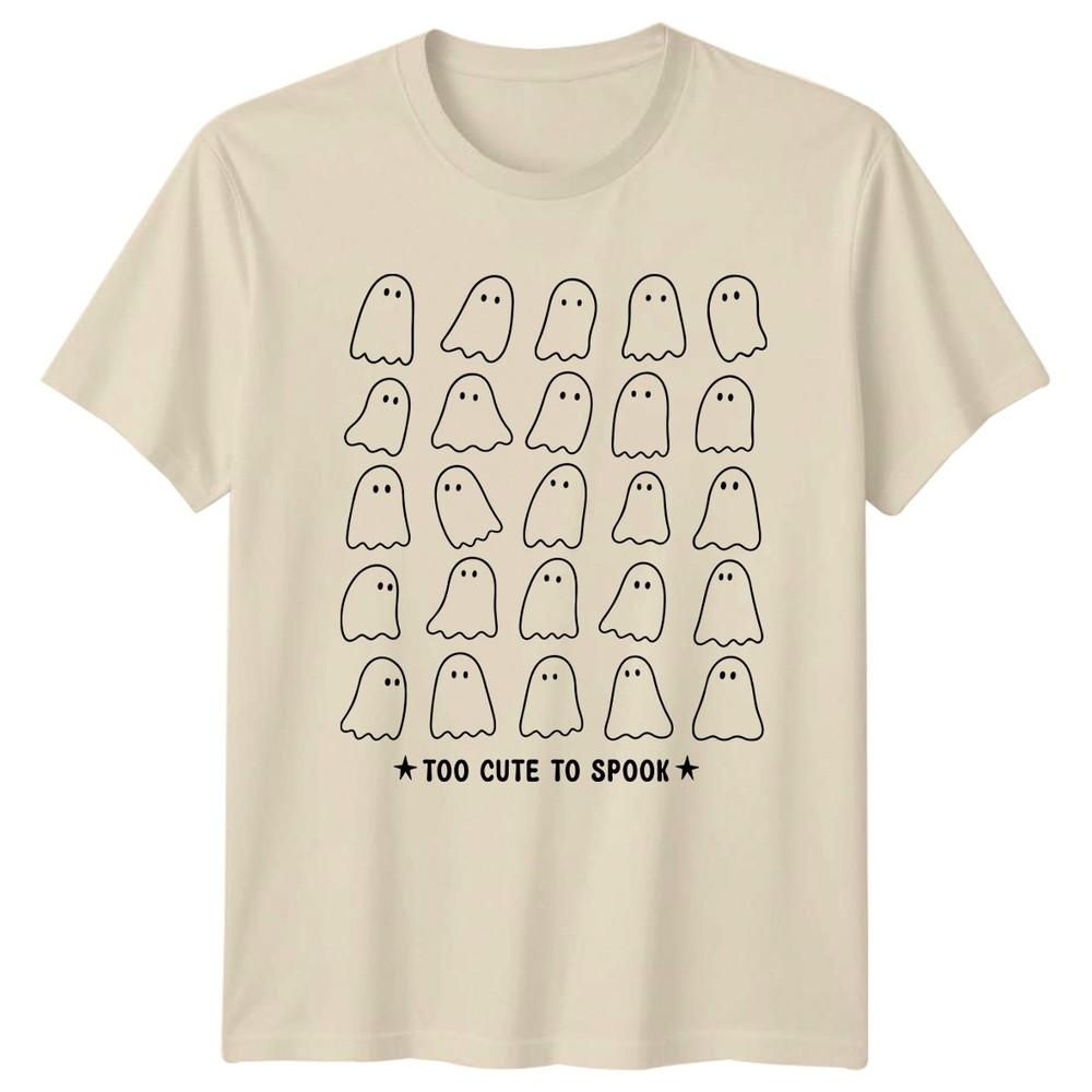 Too Cute To Spook Ghosts Halloween Holidays Unisexs Unisexs Graphic Tee