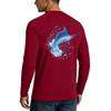 Men's Long Sleeve Sun Protection Shirt UPF50+ UV Resistant Lightweight Stretch Outdoor Fishing Running Sports Top