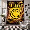 Nirvana Wall Tapestry Home Decor Wall Hanging Cloth for Bedroom Living Room Background