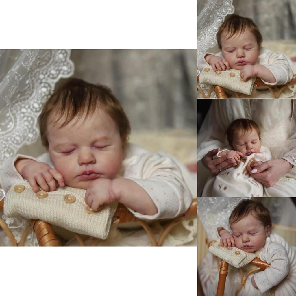 Reborn Baby Loulou 19 Zoll Silikonpuppe Mit Realistischen Merkmalen Für Sammler Und Geschenk