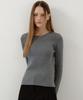 Wednesday Oasis For Woman Jane Round Neck Washable Knit_Gray(Wc25-Kn34)
