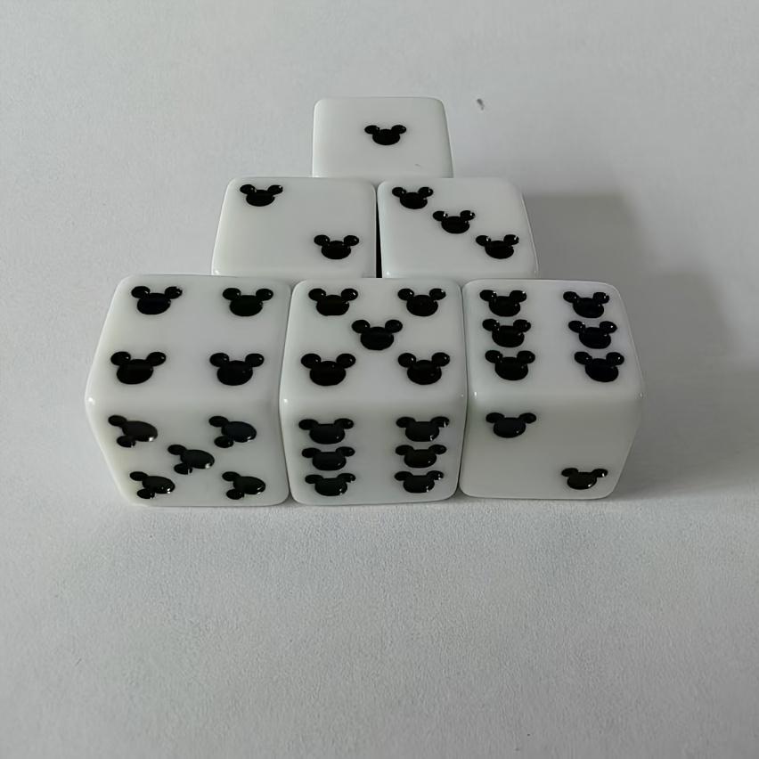Mouse Ears Dice Set - Perfect for Christmas, Halloween, Thanksgiving, Birthday Gifts, Party Games & Themed Events Accessories.