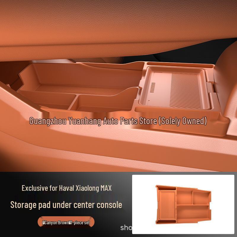 Fits 25 Haval Xiaolong MAX Models: Center Console Lower Storage Tray Car Accessories