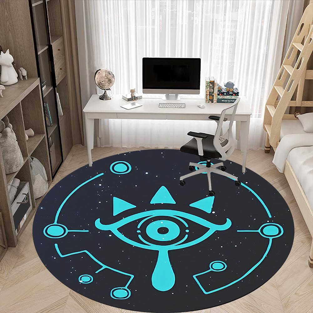 Legend of Zelda Office Round Area Rug,  Under Office Chairs Bedroom Living Room Home Decor a0908121
