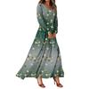 Women's Summer Dresses Casual Long Sleeve Maxi Dresses Cute Floral Maxi Dresses Wedding Guest Dresses Flowing Dresses
