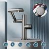 Digitalanzeige-Waschtischarmatur, Wasserhahn für Badewanne, 360-Grad-Schwenkbad-Wasserhahn, Einhand-Waschtischarmatur, Heiß- und Kaltmischer