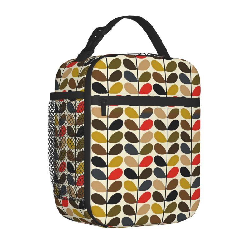Bolsa de Almuerzo Térmica Reutilizable Impermeable Oxford Abstracta Multi Stem de Orla Kiely Bolsas Tote Bento para Mujeres Trabajo Picnic