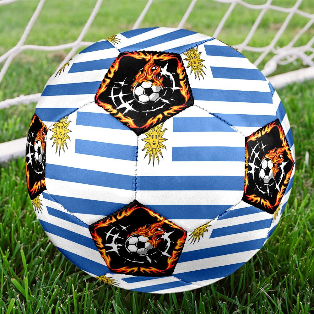 1pc Uruguay Sports Theme Size 5 Soccer Ball Professional Match Training Football Indoor &Outdoor Sports Ball Lightweight Durable c662