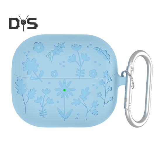 

Ударопрочный защитный чехол для наушников, устойчивый к ударам, защита от падений, простая установка, защитный чехол от пыли для SamsungGalaxy Buds 3/3pro светло-синий