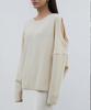 THE BOONDOCK SAINTS Cut Out Brushed Pullover Cream