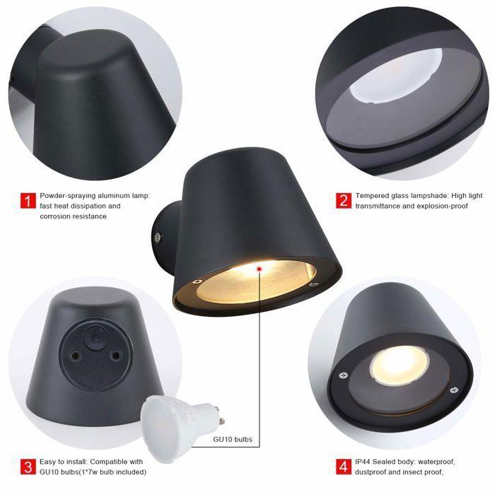 Applique murale - Barcelona - LED - 7W - IP44 - Design Scandinave