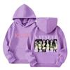 Kids Long Sleeve Letter Print Hooded Sweatshirt Pullover